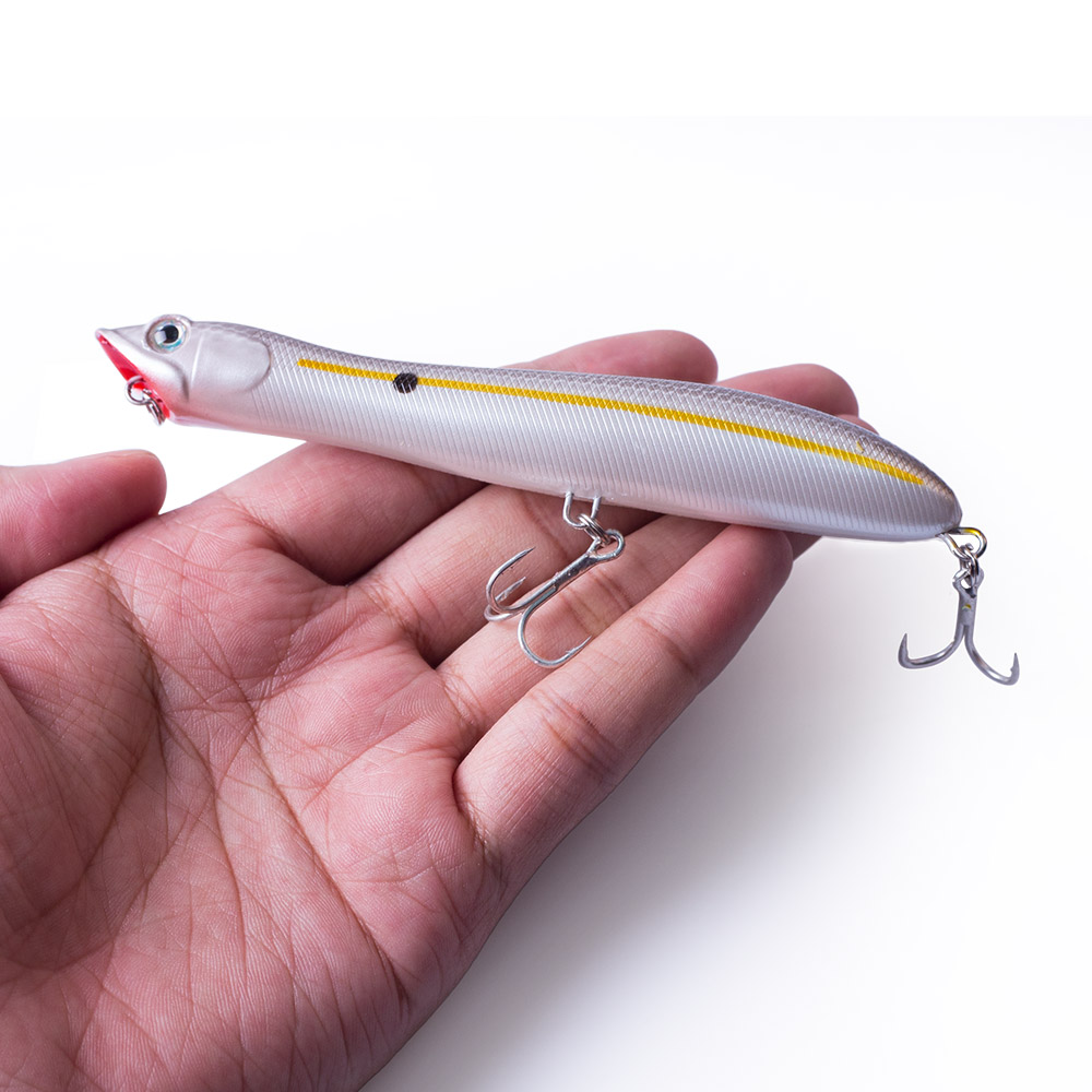 Fishing Lure Popper - 120Mm/18G Topwater Bút Chì Popper Nổi