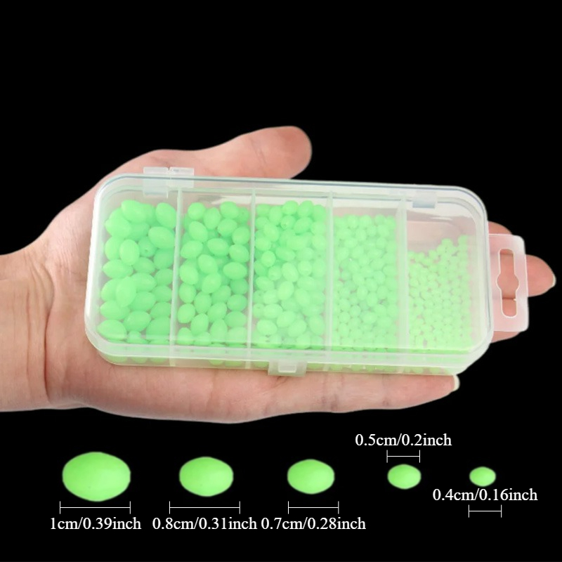 Ackibbik 375pcs/box Luminous F - đánh giá và giá Fishing Lure Soft Plastic