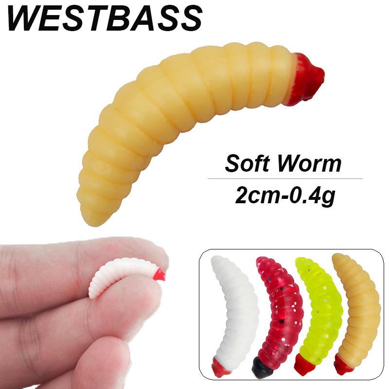 WESTBASS 20/50 Con Mềm Ấu Trùn - đánh giá và giá Fishing Lure Soft Plastic
