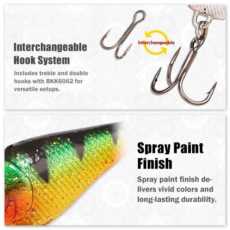 Rattling VIB 8g 12g 17g 23g 28 - đánh giá và giá Fishing Lure Blade Bait