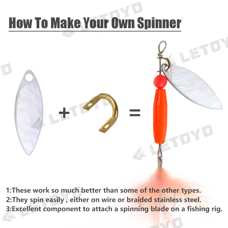 LETOYO 100pcs Folded Clevises  - đánh giá và giá Fishing Lure Making Kit