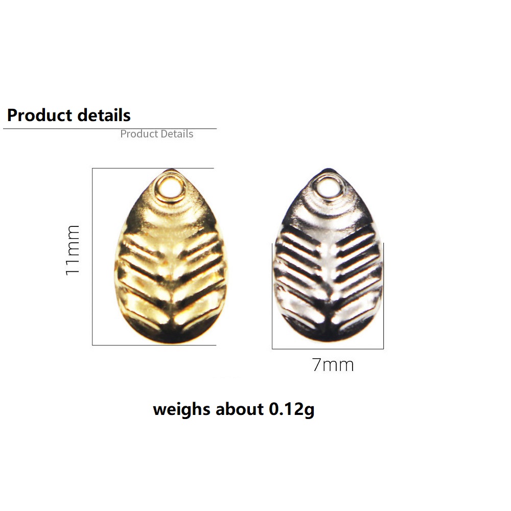 50 Cái/lốc Tự Làm Câu Cá Spinn - đánh giá và giá Fishing Lure Spinner