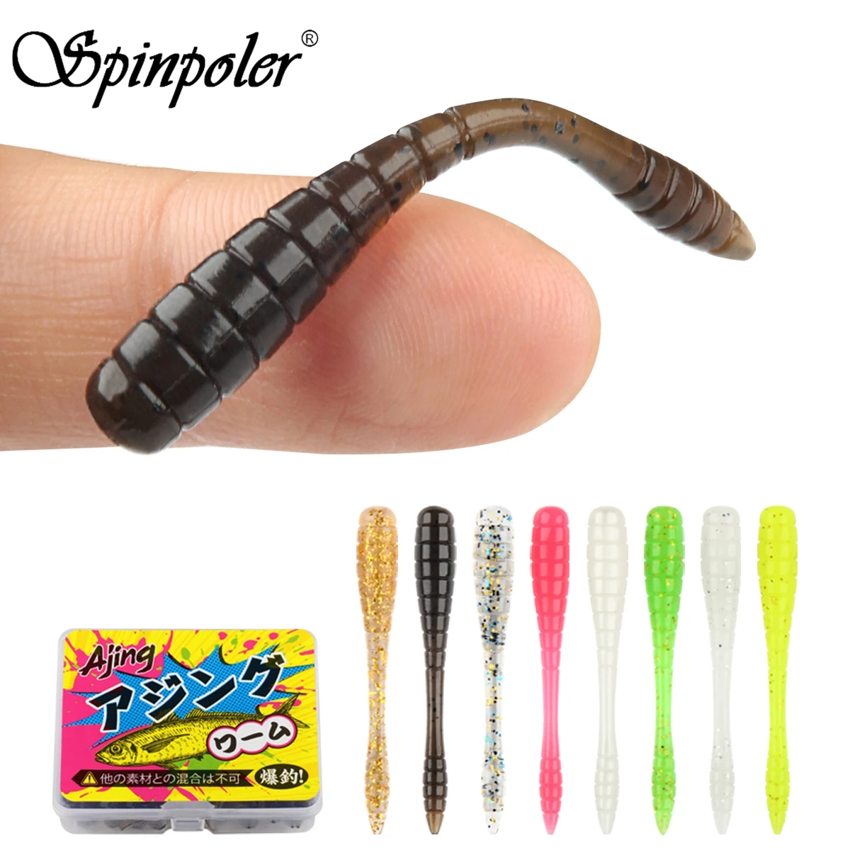 Spinpoler TPR Ajing Soft Lures - đánh giá và giá Fishing Lure Swimbait