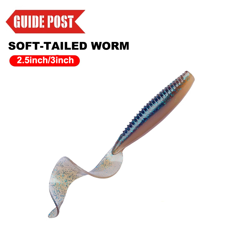 GUIDE POST 2.0/2.5/3.0inch Sof - đánh giá và giá Fishing Lure Soft Plastic